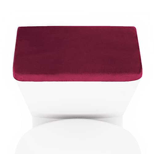 AZHCHKE Stretch Velvet Toilet Tank Lid Cover for Bathroom Super Soft Toilet Tank Cover Luxury Velvet Plush...