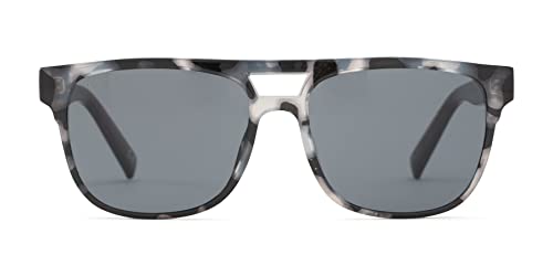 Foster Grant Sun Luv Life Rocks Aviator Sunglasses, Gray Tortoise, 55mm3