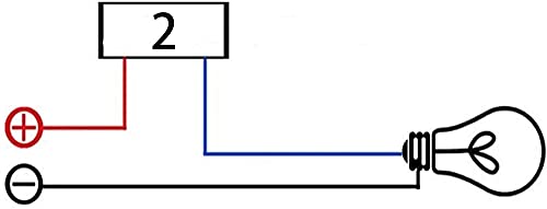 RAYANA 12V 7/8" Motorcycle Handlebar Switch for 22mm(23mm) Handle bar Light Switch for Spotlight Headlight Interrupteur Moto Aluminum Alloy