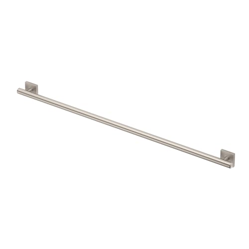 Image of Elevate 48 inch L Grab Bar, Satin Nickel