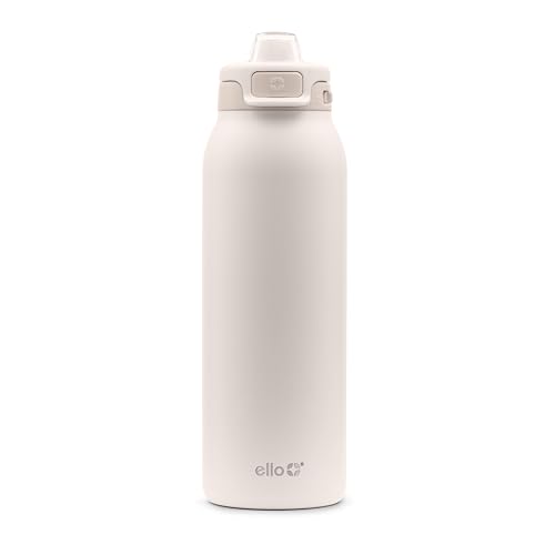 Image of Ello Pop & Fill Insulated Stainless Steel Water Bottle with Quick Fill Lid, Leakproof Locking, Sip or Chug Spout, BPA-Free, Double Wall Vacuum Insulated for Sports, Travel & School- 22oz / 32oz / 40oz