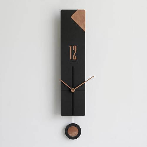 Reloj de pared con péndulo silencioso HARELA 55.5 cm miniatura 1