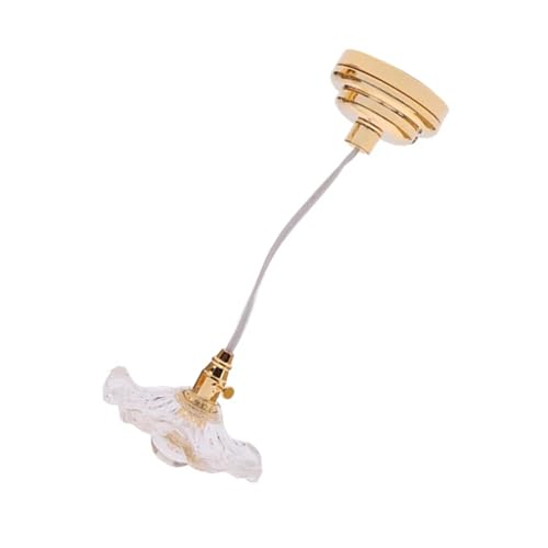 1/12 スケールドールハウスシャンデリアミニチュア家具ふり遊び子供のためのドールハウス家具モデルドールハウス用ミニチュア家の装飾