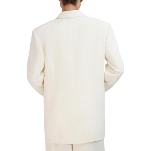 BCBGMAXAZRIA Women's V Neck Relaxed Style Oversized Blazer2