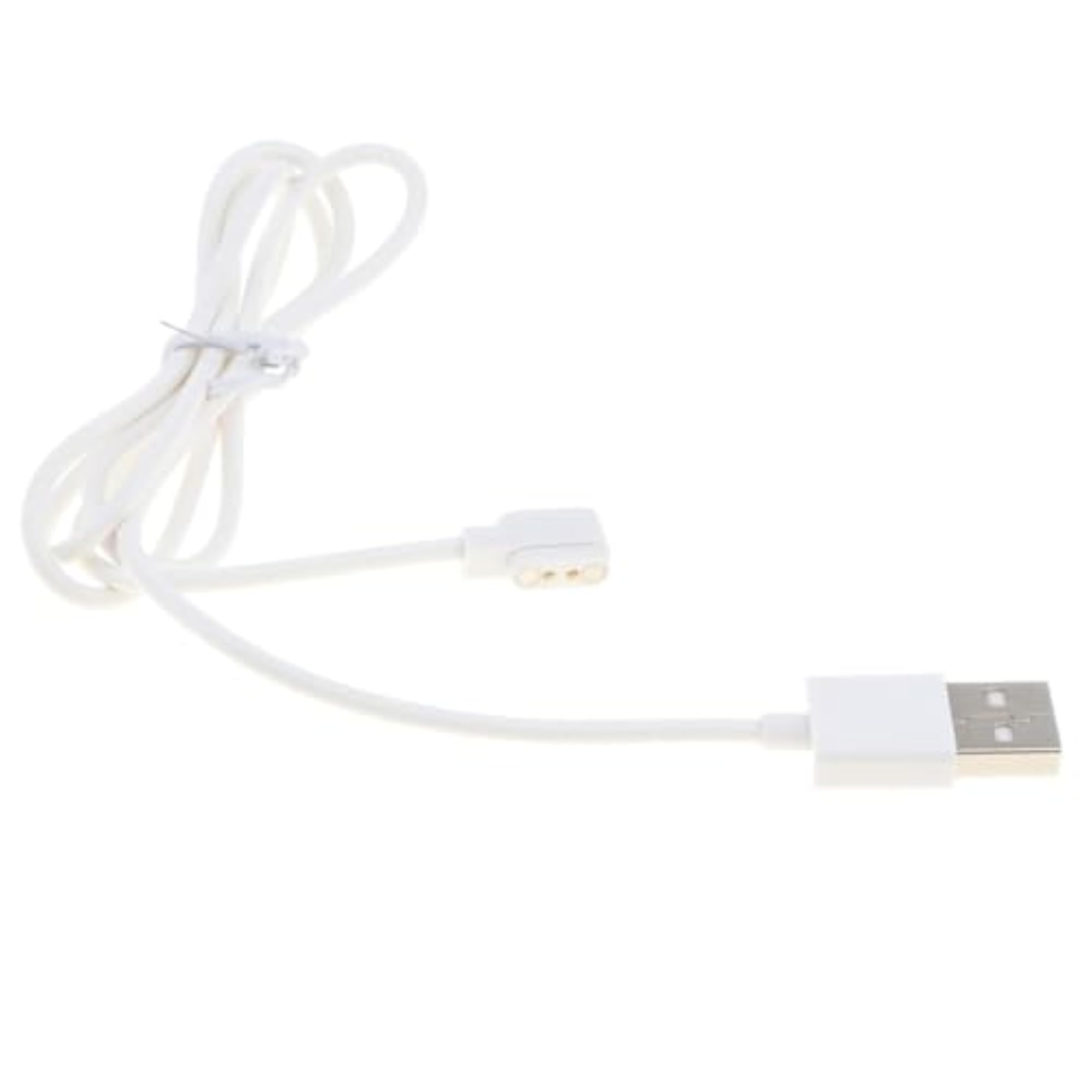 2 Pin Charging Cable Portable Replacement USB White