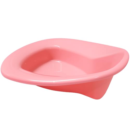 Vakly Bedpan - Smooth Contoured Stackable - Easy to Clean - Quality Construction - for Bed-Bound/Bedridden Patient - Women and Men