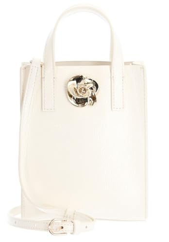 Petit sac froissé Ted Baker haut de gamme ivoire et rose pour femme raffinée