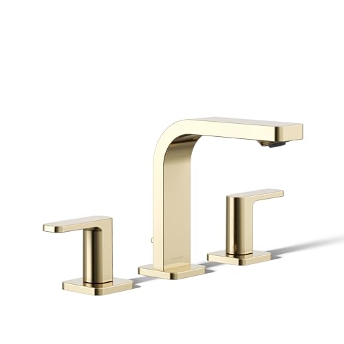 Kohler Parallel Widespread Faucet in French Gold