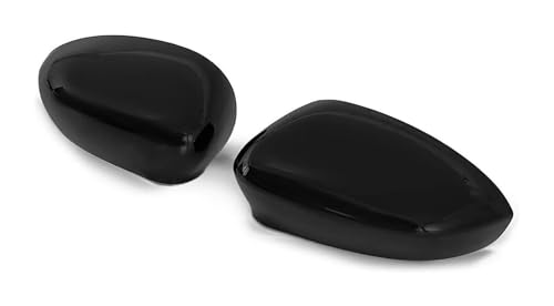 Coque Rétroviseur Pour 500 Punto Abarth Noir Brillant