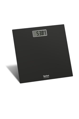 Tefal Premiss PP1400 balance, Affichage facile à lire, Plateau spacieux, Jusqu'à 150 kg, Mise en marche et arrêt automatique, Noir