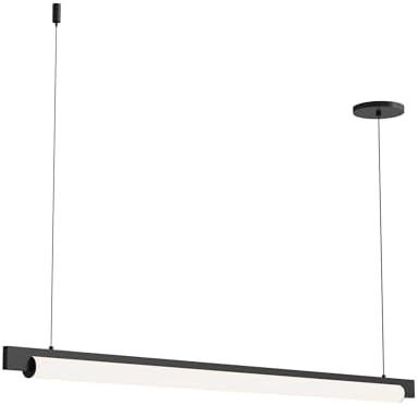 Keel™ - LED Pendant - 44" - Satin Black - 3500K - 72" Cable