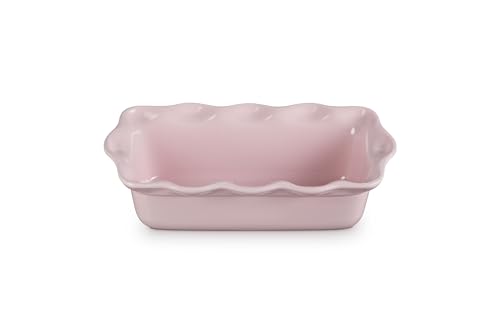 Le Creuset Stoneware Heritage Fluted Bread pan, 9, Chiffon Pink