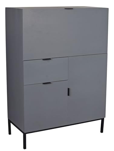 Sekretär Schreibsekretär Klappsekretär Schreibtisch 80 cm Petrol Restposten hmb405 Palazzo Exklusiv