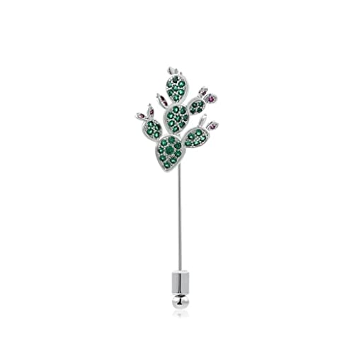 Broche cactus de costume pour fermer un gilet sans bouton femme