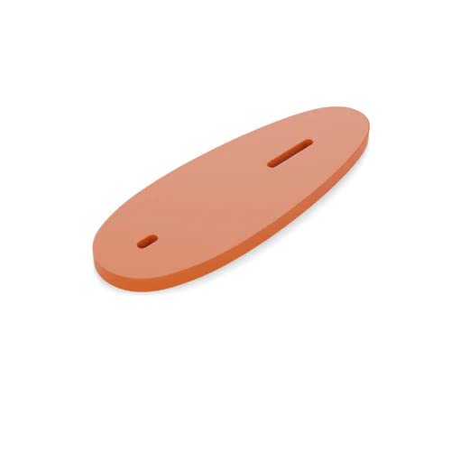 KICK-EEZ Stock Spacer for Shotgun or Rifle | Increase Length of Pull and Customize Stock Fit | Universal Grind to Fit | Made in the USA (1/4" Thick, Orange)