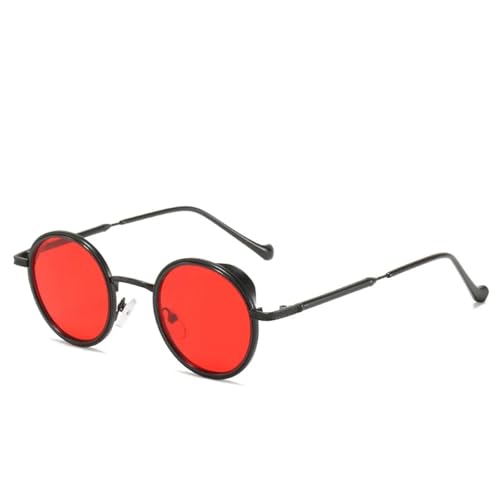 Lunettes de soleil miroir pour vos terrasses et sorties estivales avec élégance rétro ronde