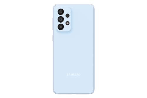Image of Samsung Galaxy A33 5G (Light Blue, 6GB RAM, 128GB Storage) | 48 MP No Shake Cam | Voice Focus | 12 GB RAM with RAM Plus | Travel Adapter to be Purchased Separately
