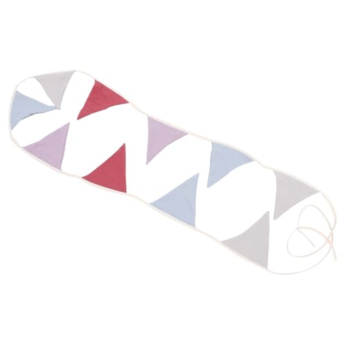 Ciieeo Bandierine Triangolari Decorative Stoffa per Feste Ghirlanda da Appendere per Compleanni Matrimoni e Shower Atmosfera Festiva per Dei e Speciali