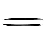 Jupes Latérales Voiture pour BMW Série 2 F44 F74 Sport 2020 + Jupes Latérales De Voiture Extension Séparateur Diffuseur Tunning Winglet Kit Carrosserie(Gloss Black)