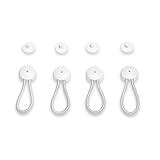 Stayput White Shock Cord & Fastener for Canvas Covers, 4 Pack