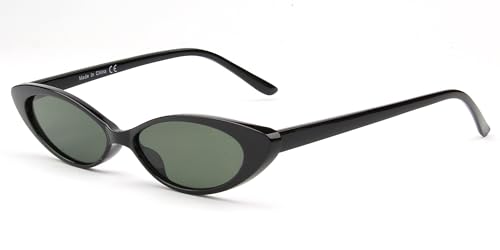 Cat Eye Sunglasses Oval Round Skinny Clout Goggles Small Vintage Glasses3