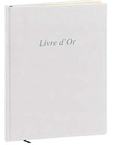 Livre d'or de mariage Quo Vadis Cotton blanc idéal pour baptêmes et anniversaires