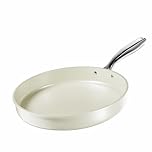 Koch Kode Padella Antiaderente 28cm, Resistente ai Graffi Grande Padelle in Ceramica, Compatibile con Induzione,Lavabile in Lavastoviglie, Senza PFOA e PTFE, Bianco Latte