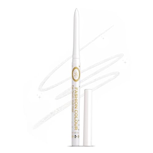 Image of FASHION COLOUR Intense Revolving White Kajal | High Impact Intense Color in 1 Stroke | Waterproof & Smudge Proof | Soft Texture | Matte Finish | Long Lasting Retractable | 0.35g