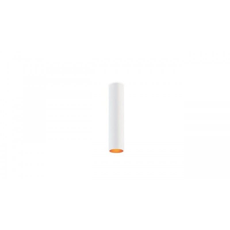 Luminaria cilindro vertical SCOPE 35 con regulación PUSH en blanco y rojo