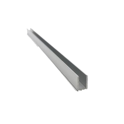 Profilé en U en aluminium de 7mm de largeur extérieure en alliage rigide