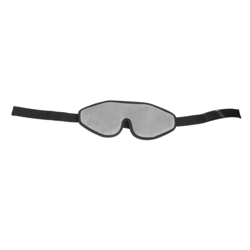 Yardenfun 立体フランネル素材睡眠用遮光アイマスク 軽量快適で耐久性あり 自宅 旅行 ホテルに グレー