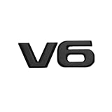 Car Emblem Badge for VW Rabbit 5-Door 2006-2009 – Front Grille & Rear Tailgate Logo Replacement, 3D Decal Sticker for Bumper, Trunk, Auto Body V6, V8 Decoration, Car Accessories