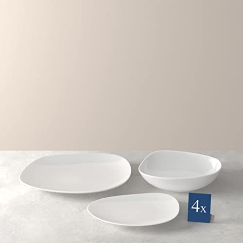 like. by Villeroy & Boch Organic White Teller Starter-Set, weiß, 12-teilig Cover