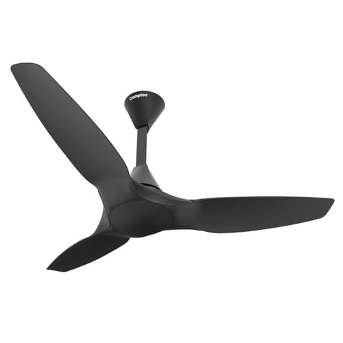 Image of Crompton SilentPro Enso 1240 mm (48 inch) Aerodynamic Ceiling Fan (Matte Black)
