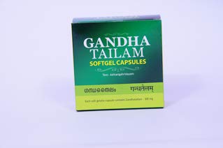 Arya Vaidya Sala Kottakkal Ayurvedic Gandha Tailam Capsules - 100 Tablets (B06W9GP5YH) Amazon Price History, Amazon Price Tracker