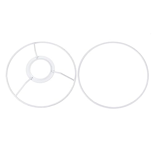 sourcing map 1 Set Lampenschirm Ring 150mm Durchm. Halter Rahmen für Lampenfassung Eisen