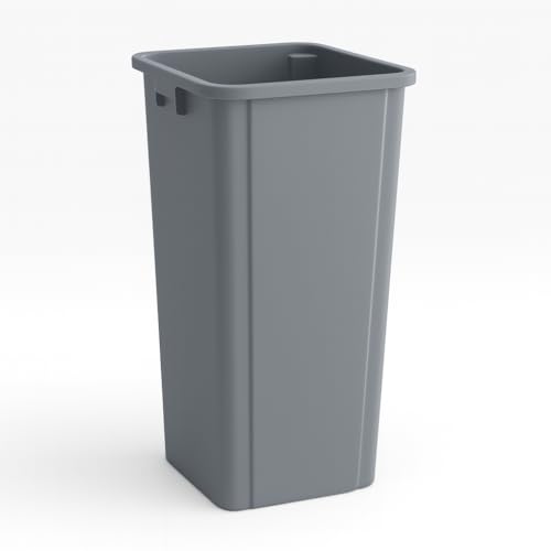 Caneca cuadrada comercial de plástico resistente 23 galones