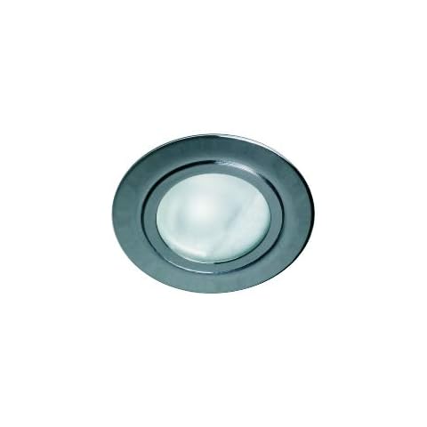 Lampenlux Furniture Recessed Spotlight Shaqur 7.3 cm 12 V G4 Rust-Proof Aluminium Recessed Light Recessed Spot Spotlight Aluminium Downlight Down Ceiling Spotlight Cover