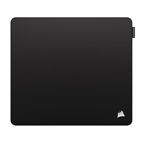 Corsair MM PRO Control Cloth Large Tappetino Per Mouse Da Gioco – Superficie Ottimizzata Per Gli ESport Per Precisione E Micro-Regolazioni Base Antiscivolo Spessa 4 mm Bordi Cuciti Resistenti – Nero