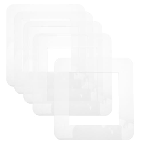 Protector de interruptores de pared transparente antimanchas marco protector de metacrilato 2