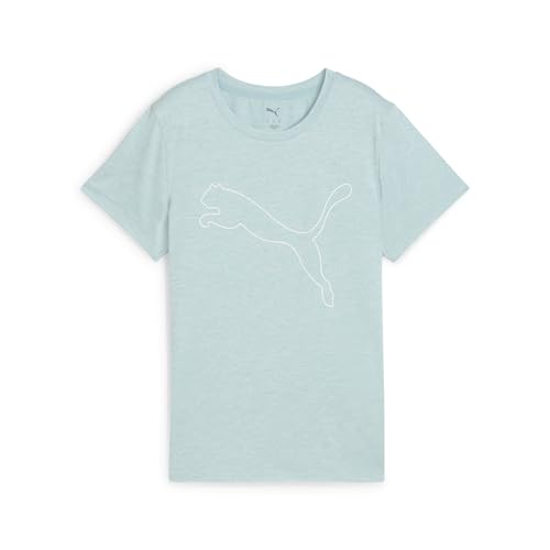 Puma Women's Train All Day Essential Small Logo T-Shirt, Modern Mint Heather SS25, XX-Large