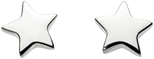 Dew Women's Solid Star Sterling Silver Stud Earrings