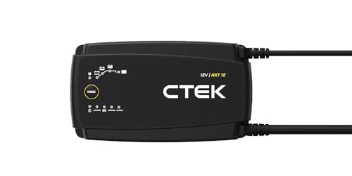 CTEK 40-727 NXT 15, High-Performance 15A Battery Charger Designed to Handle Any Type of 12V Battery