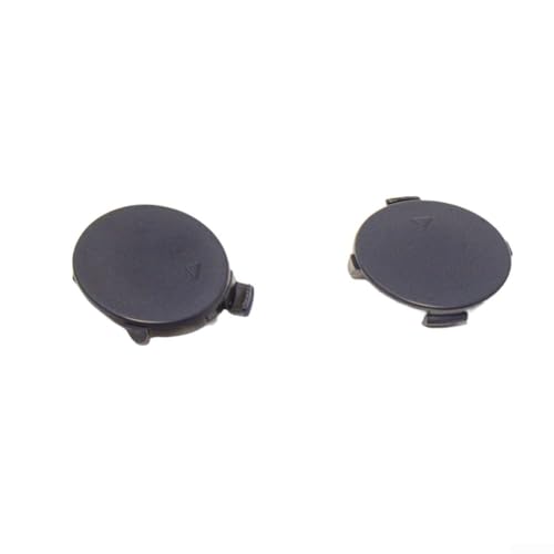 Par de cubiertas de gancho de remolque para parachoques trasero, ABS negro, compatible con X5 E70 2008-2013, repuesto exterior OE 51127206865
