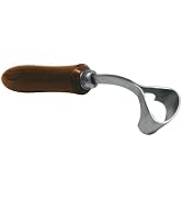 DrTail 7 Inch Swiss Hoof Knife Double Edged – Stainless Steel Curved Blade Farrier Tool with Roun...