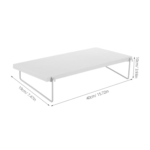 Étagère Murale sans Perçage VOSAREA Blanc | Support Panneau Perforé
