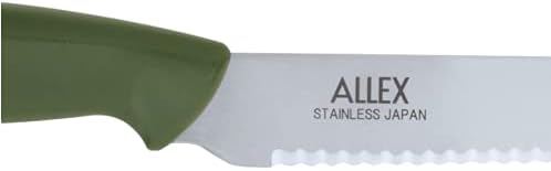 ALLEX Insulation Knife with Sheath Japanese Stainless Steel 8 Inch Long Cut, Insulation and Styrofoam Cutter with Blade Case, Serrated Sharp Duct Knife Tool, Made in Japan