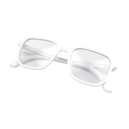 Image of LONDON MOLE Hollywood thin lightweight reading glasses | Sleek square frame | Contemporary minimal style | Men and women
