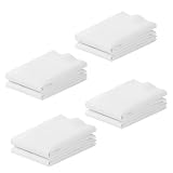 The Eclipse Collection Microfiber Pillowcases by Choice Hotels - White Pillow Cases Queen Size Set of 4 - Hotel Quality, Extreme Comfort, Durability - Machine Washable Pillow Covers 20 x 28 Inche