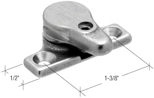 C.R. LAURENCE H3633 CRL Project-In Casement Window Security Lock 1-3/8" Screw Holes